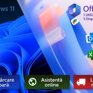 Microsoft Office 365 ( 1 user, 5 devices, Win&MAC) + Microsoft Windows 11 Pro
