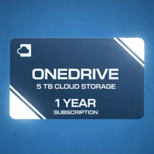 OneDrive 5 TB Cloud storage - 1 year